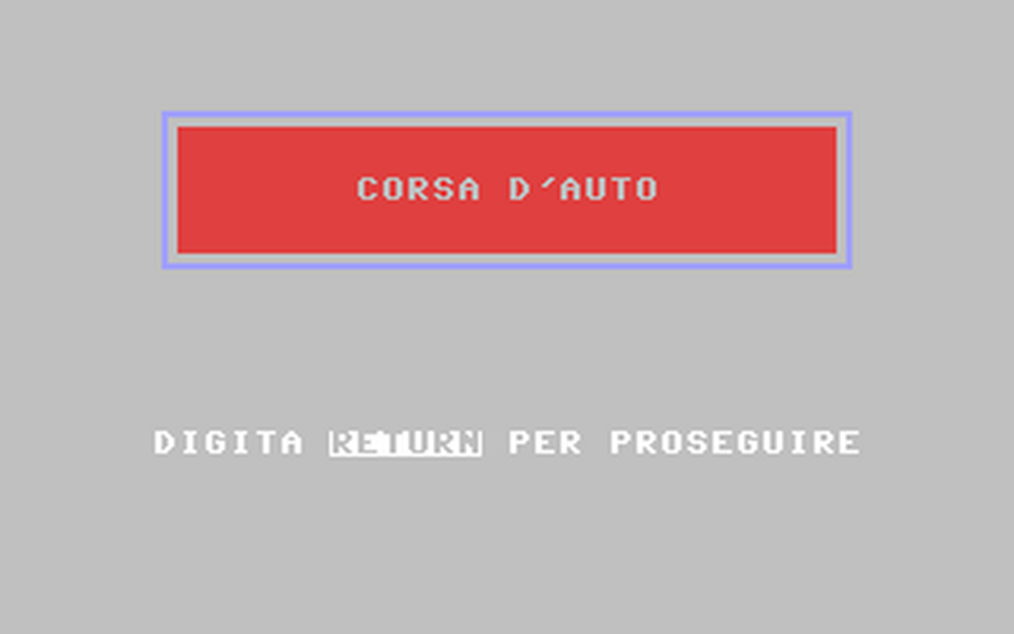C64 GameBase Corsa_d'auto Armando_Curcio_Editore 1984