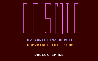 C64 GameBase Cosmic (Not_Published) 1985