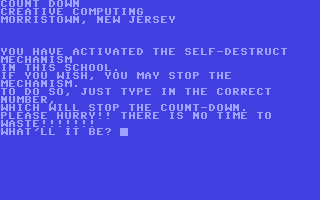 C64 GameBase Count_Down Creative_Computing 1979