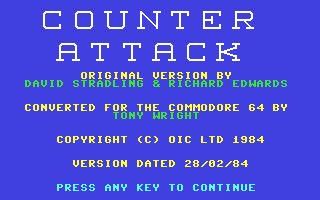 C64 GameBase Counter_Attack OIC_Ltd. 1984