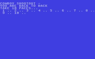 C64 GameBase Cowboy_Shootout Usborne_Publishing_Limited 1983