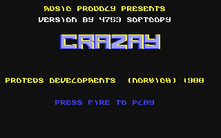 C64 GameBase Crazay Proteus_Developments 1988