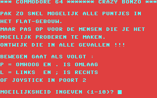 C64 GameBase Crazy_Bonzo Courbois_Software 1985