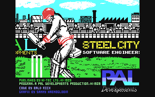C64 GameBase Cricket_Captain Hi-Tec_Software/PAL_Developments 1990