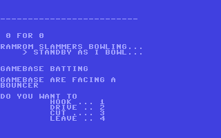 C64 GameBase Cricket Ballantine_Books 1985