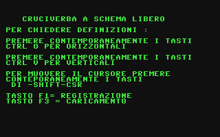 C64 GameBase Cruciverba Edizione_Softgraf_s.r.l./Epix_3001 1987