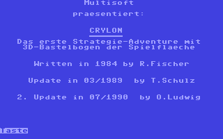 C64 GameBase Crylon Multisoft 1990