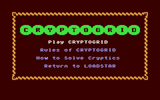 C64 GameBase Cryptogrid_#163 Loadstar/J_&_F_Publishing,_Inc. 1998