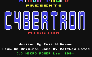 C64 GameBase Cybertron_Mission Micro_Power 1984