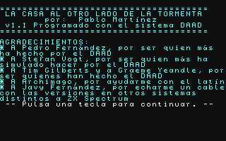 C64 GameBase Casa_al_Otro_Lado_de_la_Tormenta,_La (Public_Domain) 2019