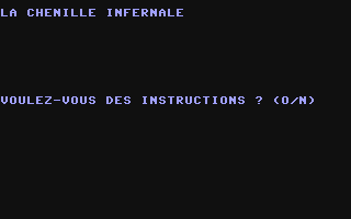 C64 GameBase Chenille_Infernale,_La FDS_Edimicro 1984