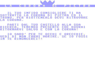 C64 GameBase Corona_di_Pietra,_La J.soft_s.r.l./Paper_Soft 1985