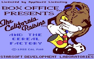 C64 GameBase California_Raisins_and_the_Cereal_Factory,_The Box_Office_Software 1988