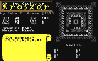 C64 GameBase Castle_of_Kraizar,_The Mnemonic_Productions 1993