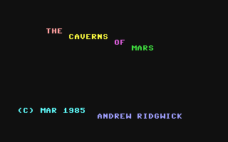 C64 GameBase Caverns_of_Mars,_The Commodore_User_ 1985