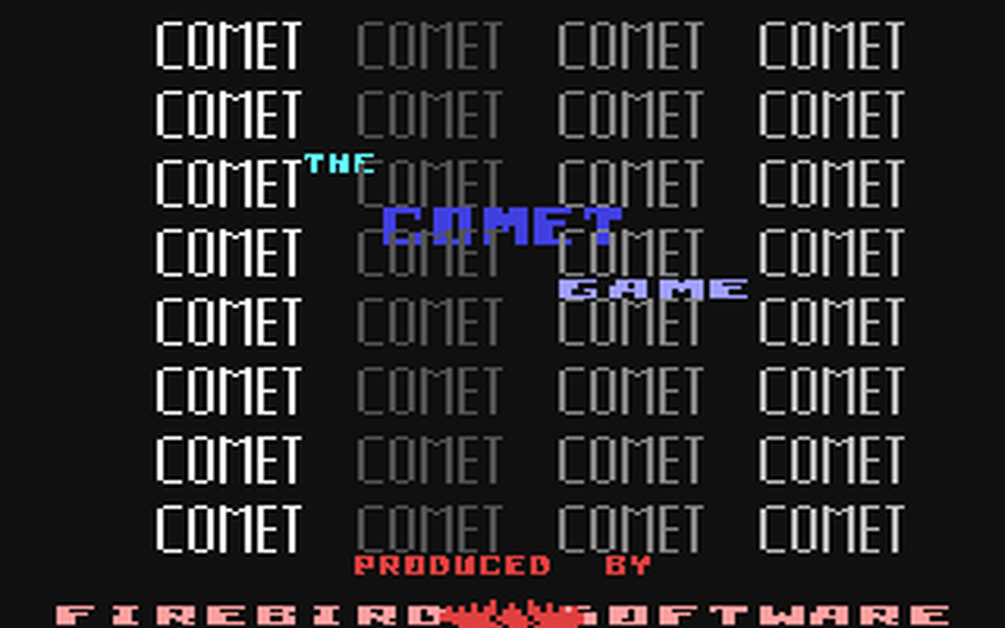 C64 GameBase Comet_Game,_The Firebird 1986