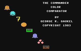 C64 GameBase Commander_Color_Comparator,_The Micro_Systems_Specialties/Commander 1983