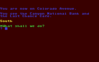 C64 GameBase Crooked_Canyon_Caper,_The The_Guild_Adventure_Software