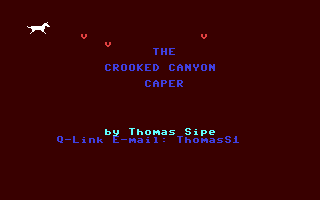 C64 GameBase Crooked_Canyon_Caper,_The The_Guild_Adventure_Software