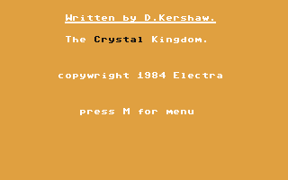 C64 GameBase Crystal_Kingdom,_The (Public_Domain) 1984