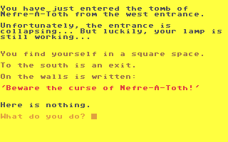 C64 GameBase Curse_of_Nefre-A-Toth,_The (Not_Published) 2019