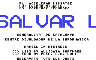 C64 GameBase Damsel_in_Distress Generalitat_de_Catalunya 1985
