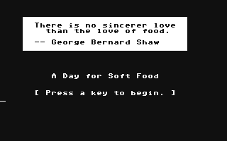 C64 GameBase Day_for_Soft_Food,_A (Public_Domain) 1999