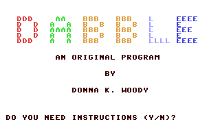 C64 GameBase Dabble Loadstar/Softalk_Production 1984