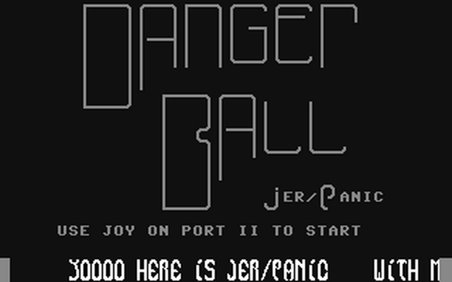 C64 GameBase Danger_Ball (Public_Domain) 1995