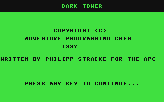 C64 GameBase Dark_Tower CP_Verlag/Magic_Disk_64 1988