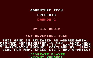 C64 GameBase Darkon_II Adventure_Tech