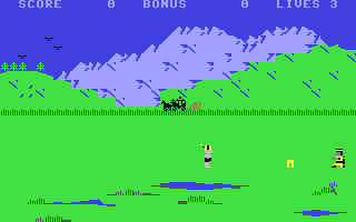 C64 GameBase Davy_-_King_of_the_Wild_Frontier Cascade_Games_Ltd. 1985