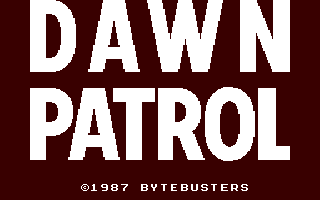 C64 GameBase Dawn_Patrol Bytebusters 1987