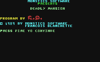C64 GameBase Deadly_Mansion Monstics_Software 1989