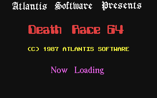 C64 GameBase Death_Race_64 Atlantis_Software_Ltd. 1987