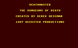 C64 GameBase Deathmaster_-_The_Dungeons_of_Death Deekster_Productions 1987