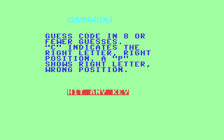 C64 GameBase Decipher Robert_J._Brady_Co. 1984