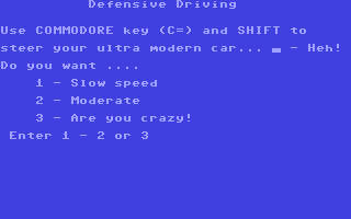 C64 GameBase Defensive_Driving (Public_Domain)