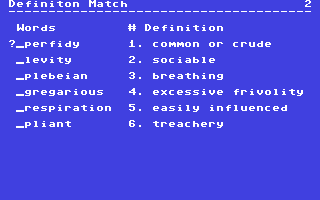 C64 GameBase Definition_Match Commodore_Educational_Software 1983