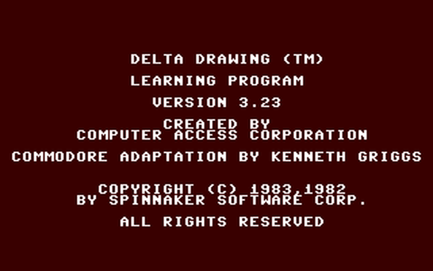 C64 GameBase Delta_Drawing Spinnaker_Software 1983