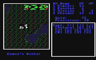 C64 GameBase Demon's_Winter SSI_(Strategic_Simulations,_Inc.) 1988