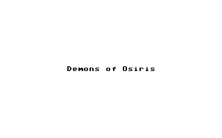 C64 GameBase Demons_of_Osiris COMPUTE!_Publications,_Inc./COMPUTE! 1983