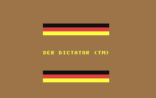 C64 GameBase Dictator,_Der 1985