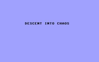 C64 GameBase Descent_into_Chaos Addison-Wesley_Publishers_Ltd. 1983