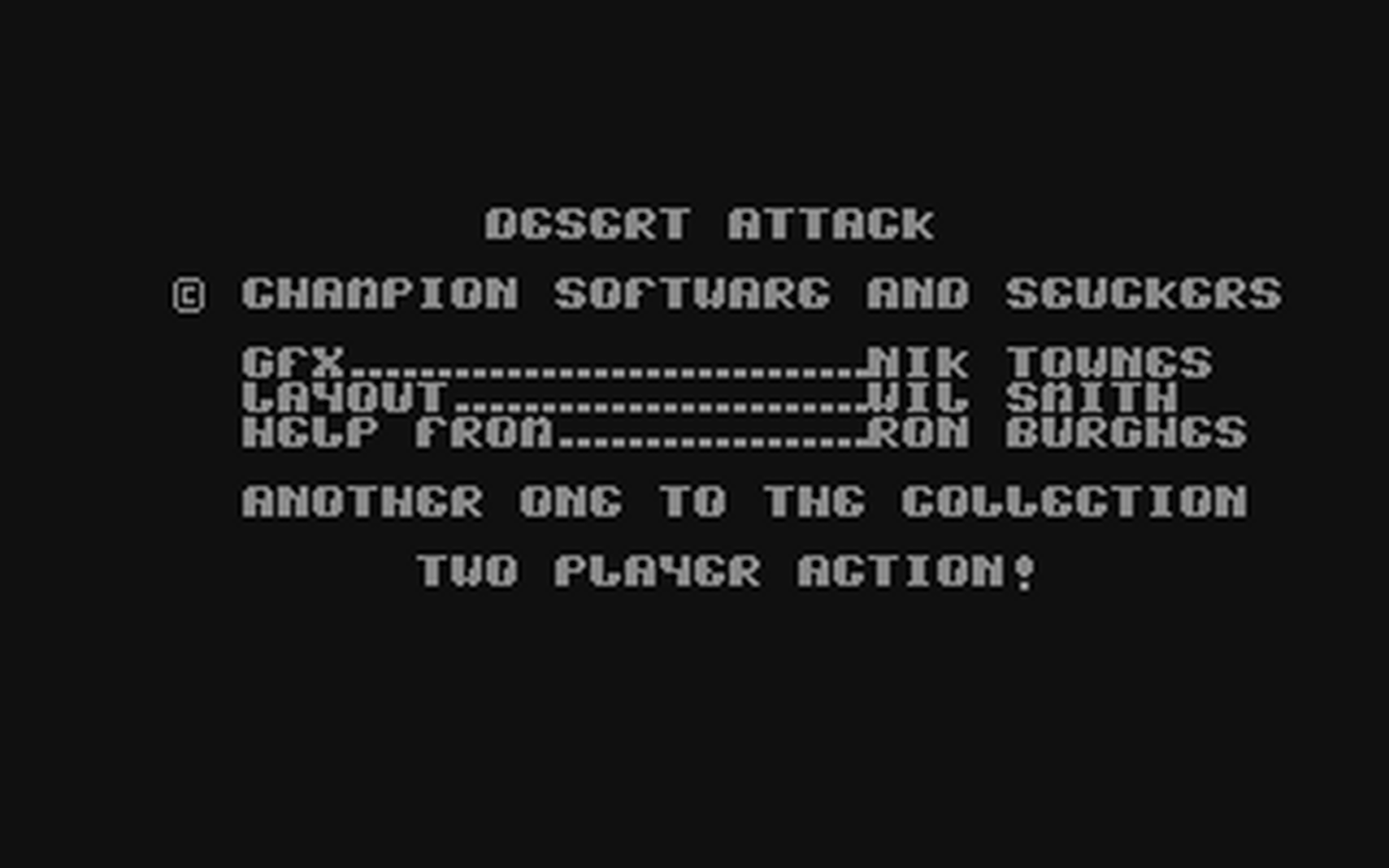 C64 GameBase Desert_Attack Champion_Software