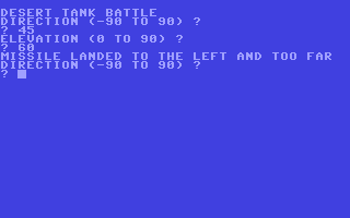 C64 GameBase Desert_Tank_Battle Usborne_Publishing_Limited 1983