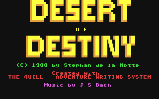 C64 GameBase Desert_of_Destiny 1988