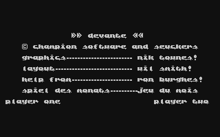 C64 GameBase Devante Champion_Software 1994