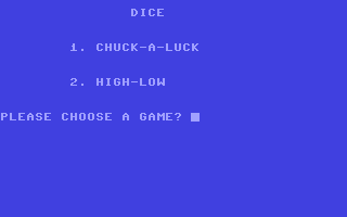 C64 GameBase Dice_Games Howard_W._Sams_&_Co.,_Inc. 1983