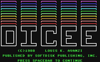C64 GameBase Dicee UpTime_Magazine/Softdisk_Publishing,_Inc. 1988